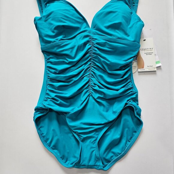 Coco Reef Contours Solitare V-Neck Underwire Tummy-Control One Piece - Picture 5 of 11